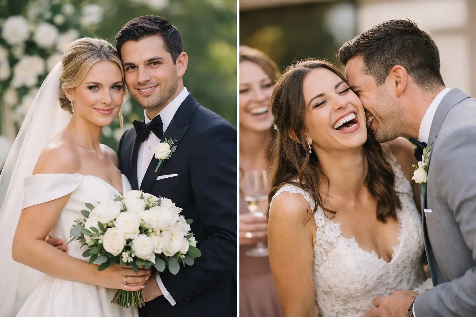 Posed Versus Candid Wedding Photography