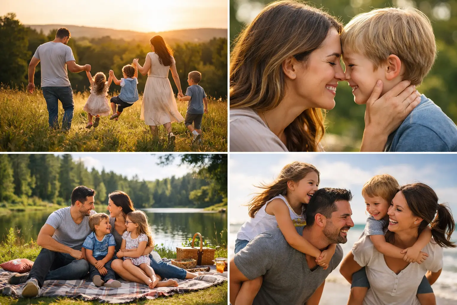 12 Outdoor Family Photo Ideas That Feel Natural