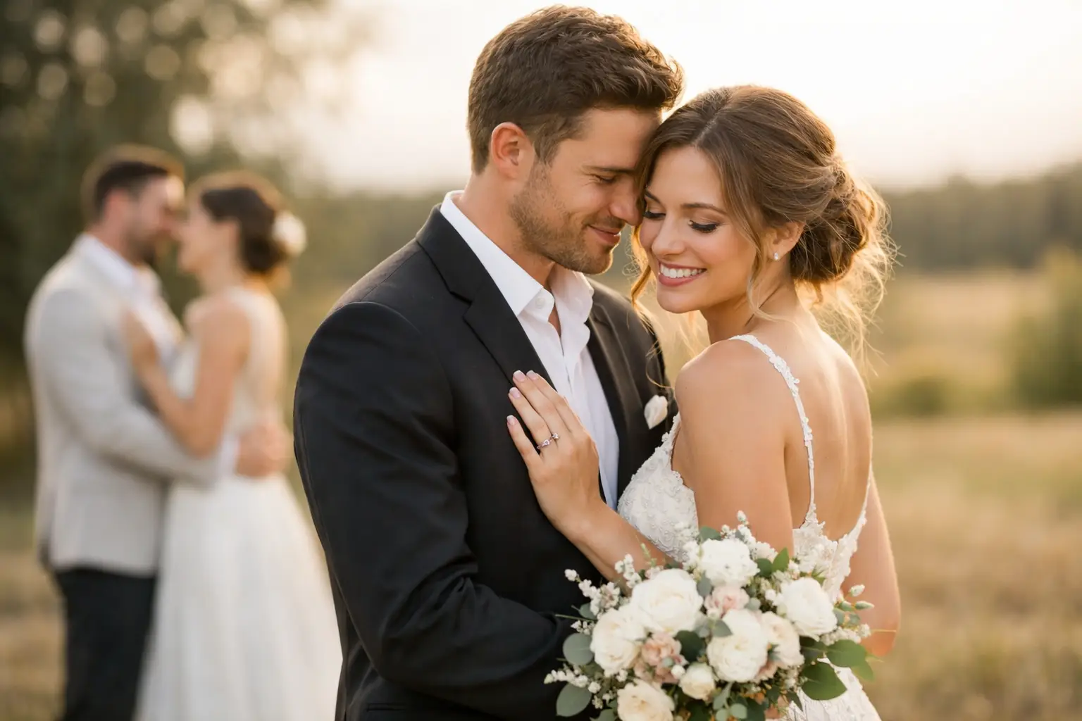 How to Pose Wedding Couples for Natural Photos