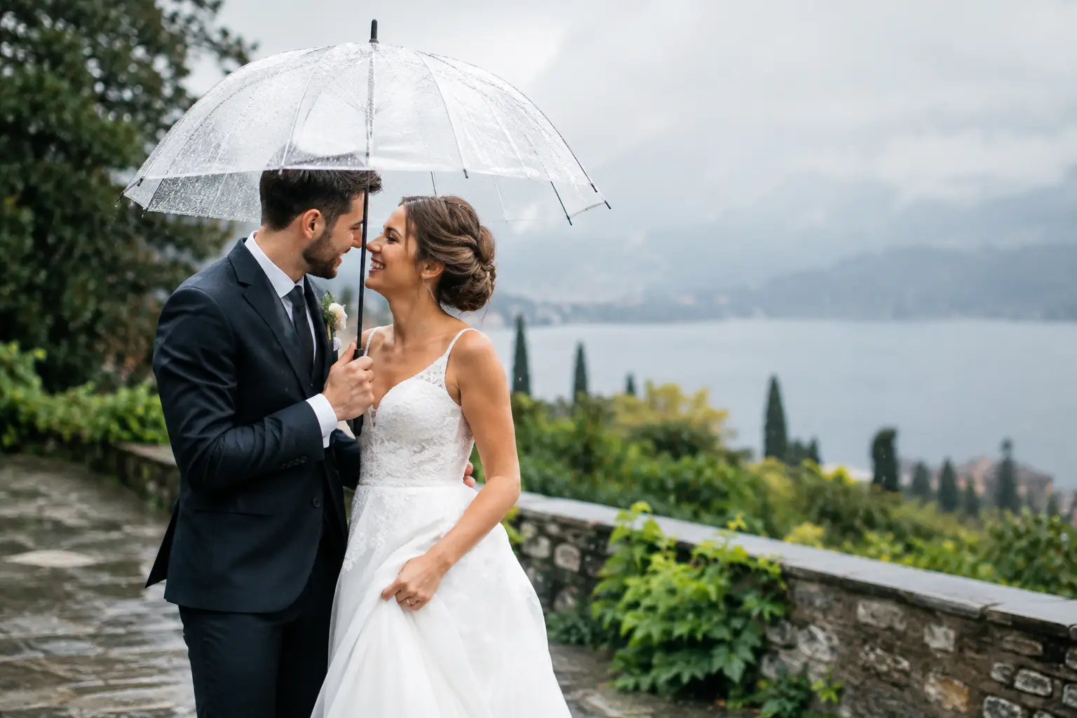 12 Rainy Wedding Photo Examples to Love